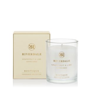 Boutique Geurkaars in pot Grapefruit & Lime 10cm roze