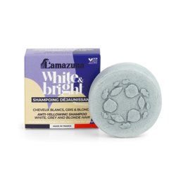 Solid shampoo for white hair - Organic indigo powder - White & Bright