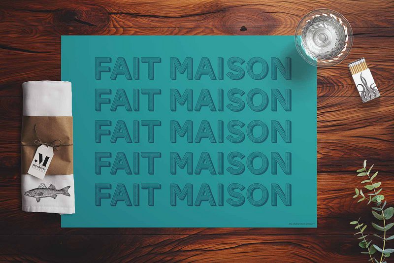 Placemat Fait Maison