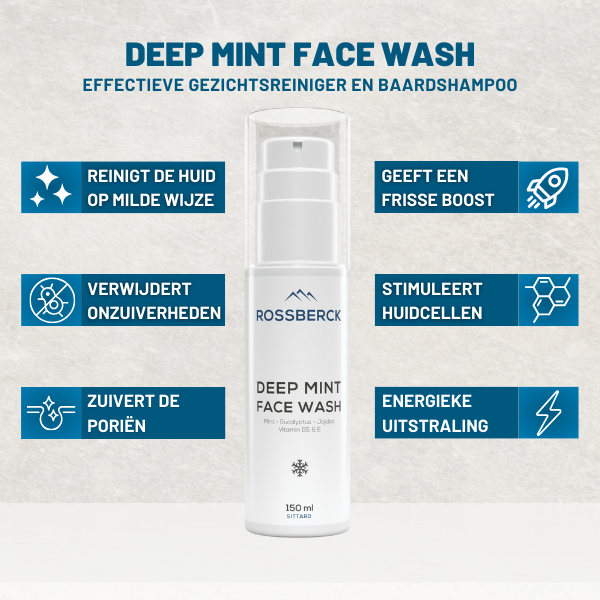 Deep Mint Face Wash - Gezichtsreiniger Mannen