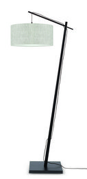 Vloerlampe Andes zw. 4723 l.linnen