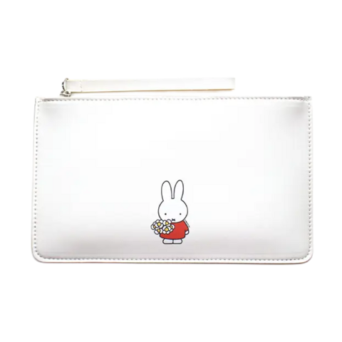 Miffy Flowers Pouch (Beige) I Collection ©Mercis