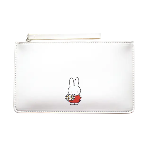 Miffy Flowers Pouch (Beige) I Collection ©Mercis
