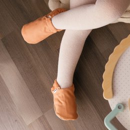 Chaussures de bébé - caramel