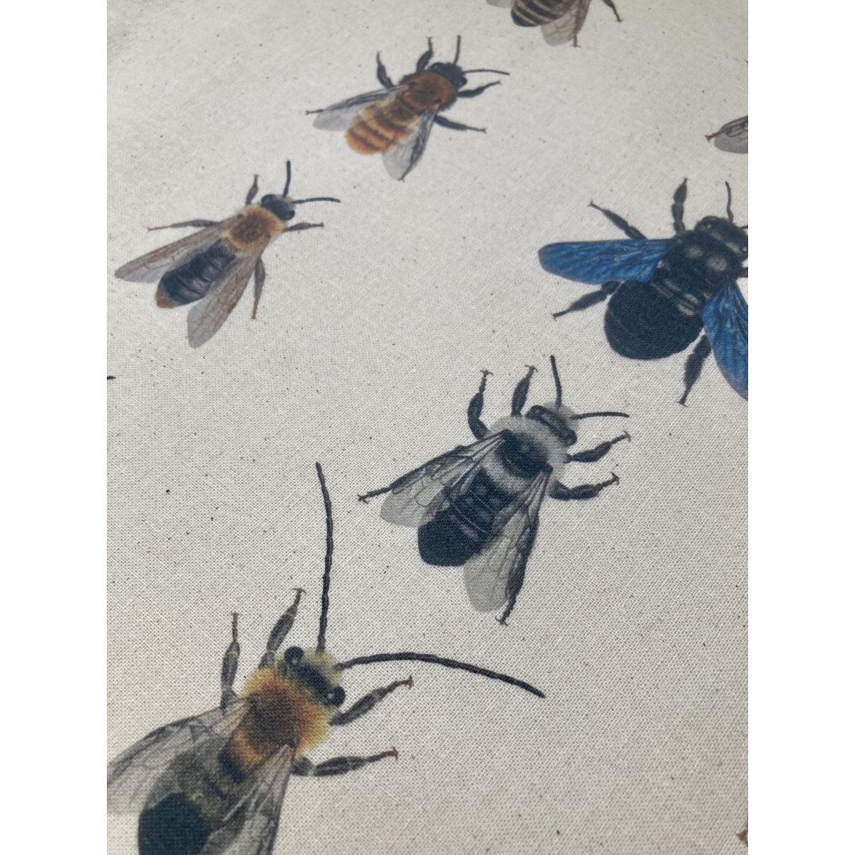 Sac en coton durable avec abeilles, sac mort