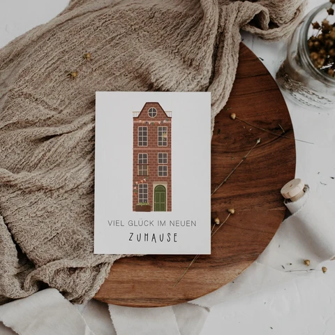 Postkarte - New Home