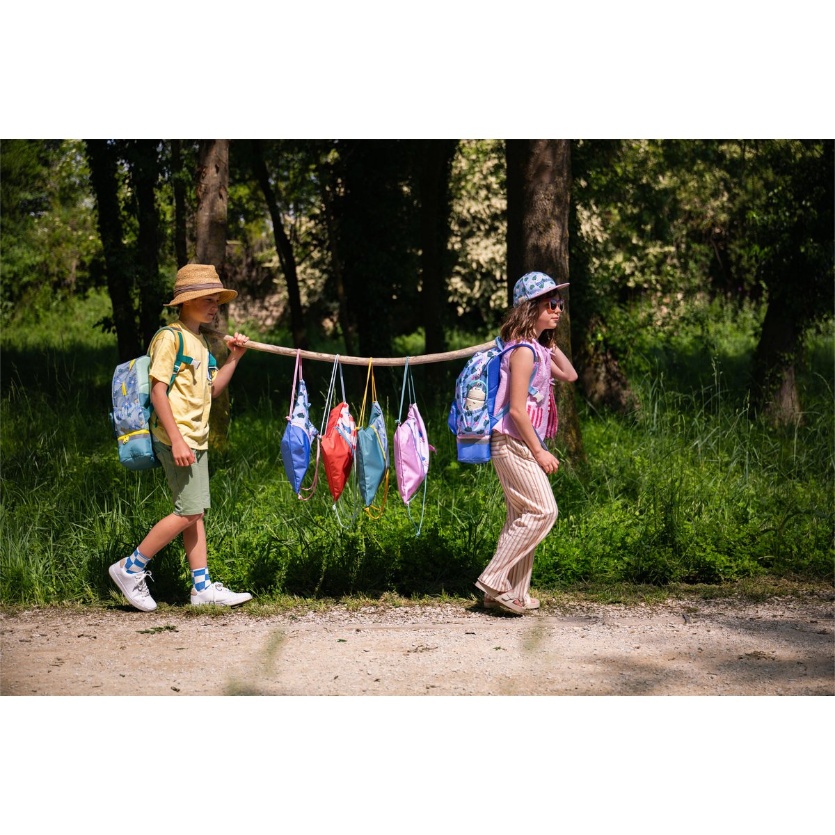 Drawstring Bag Dancing Hearts