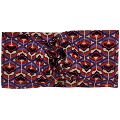 Twist hoofdband - Retro bloemen, ponte jersey