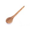 Cooking spoon with round handle, length 30 cm, made of olive wood