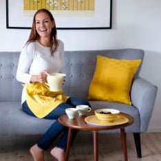 Herdis Pillow-Cover Yellow
