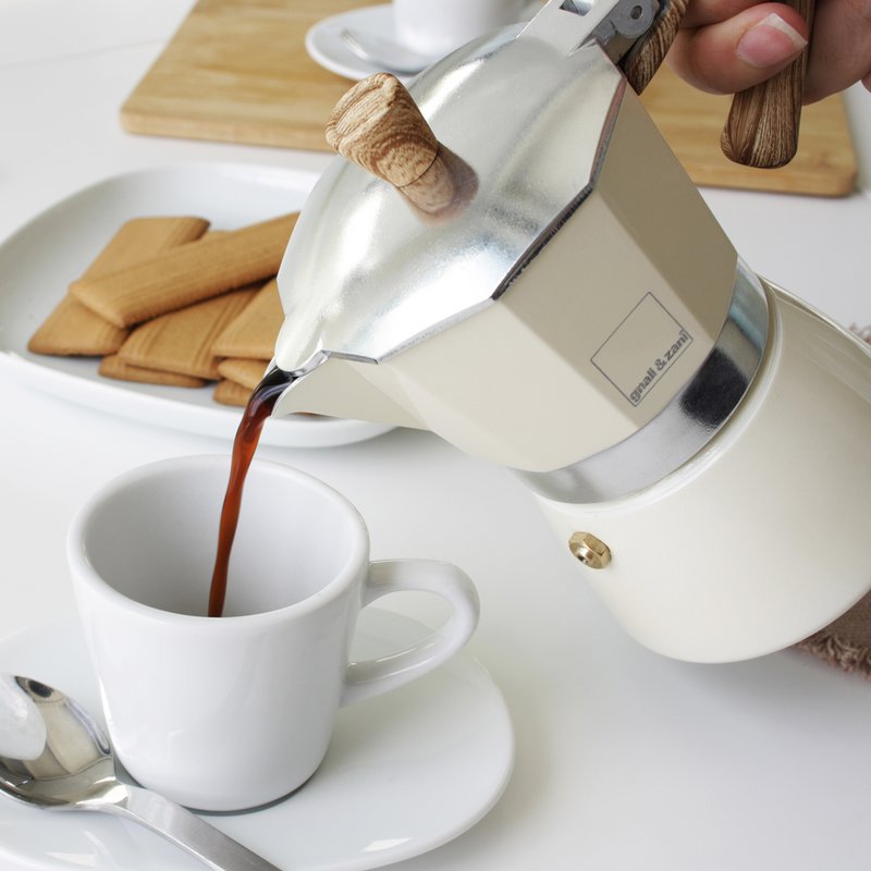 Espressomaker VENEZIA, crème, 3 kopjes
