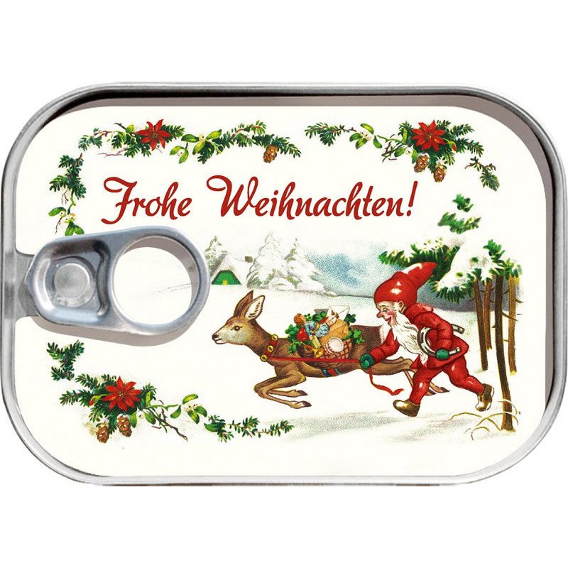 "Merry Christmas" ingeblikte post