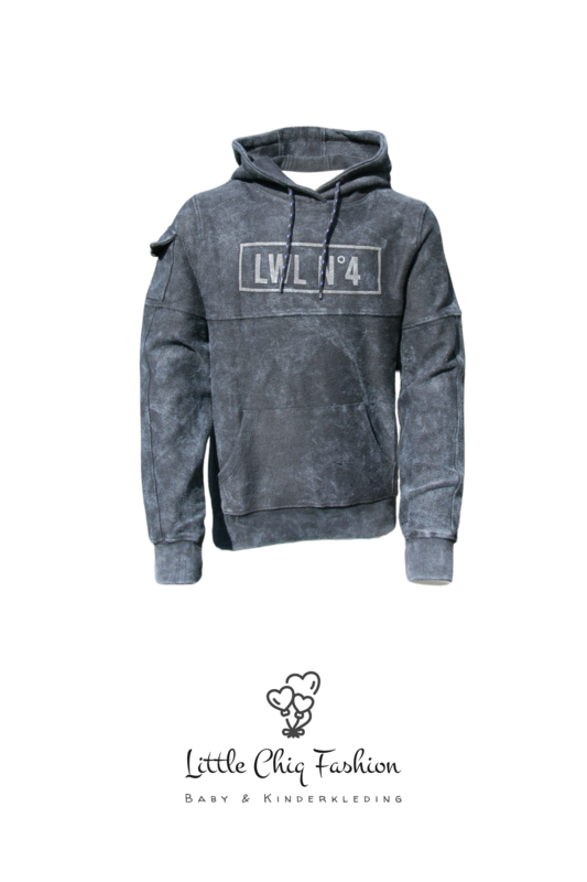 Sweat à capuche LewyLou NO4 noir