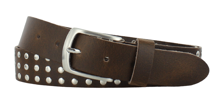 Leather Belt 4 cm | With Studs