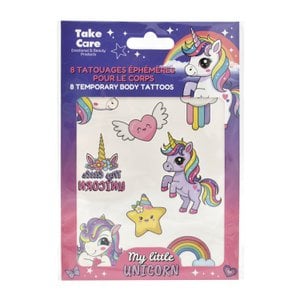 Unicorn Temporary Tattoos – 8 Designs