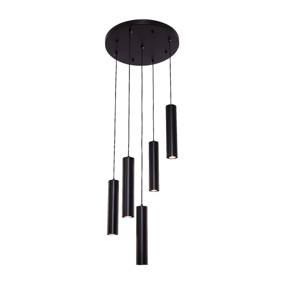 Cylindre de lampe suspendue 5 | Noir