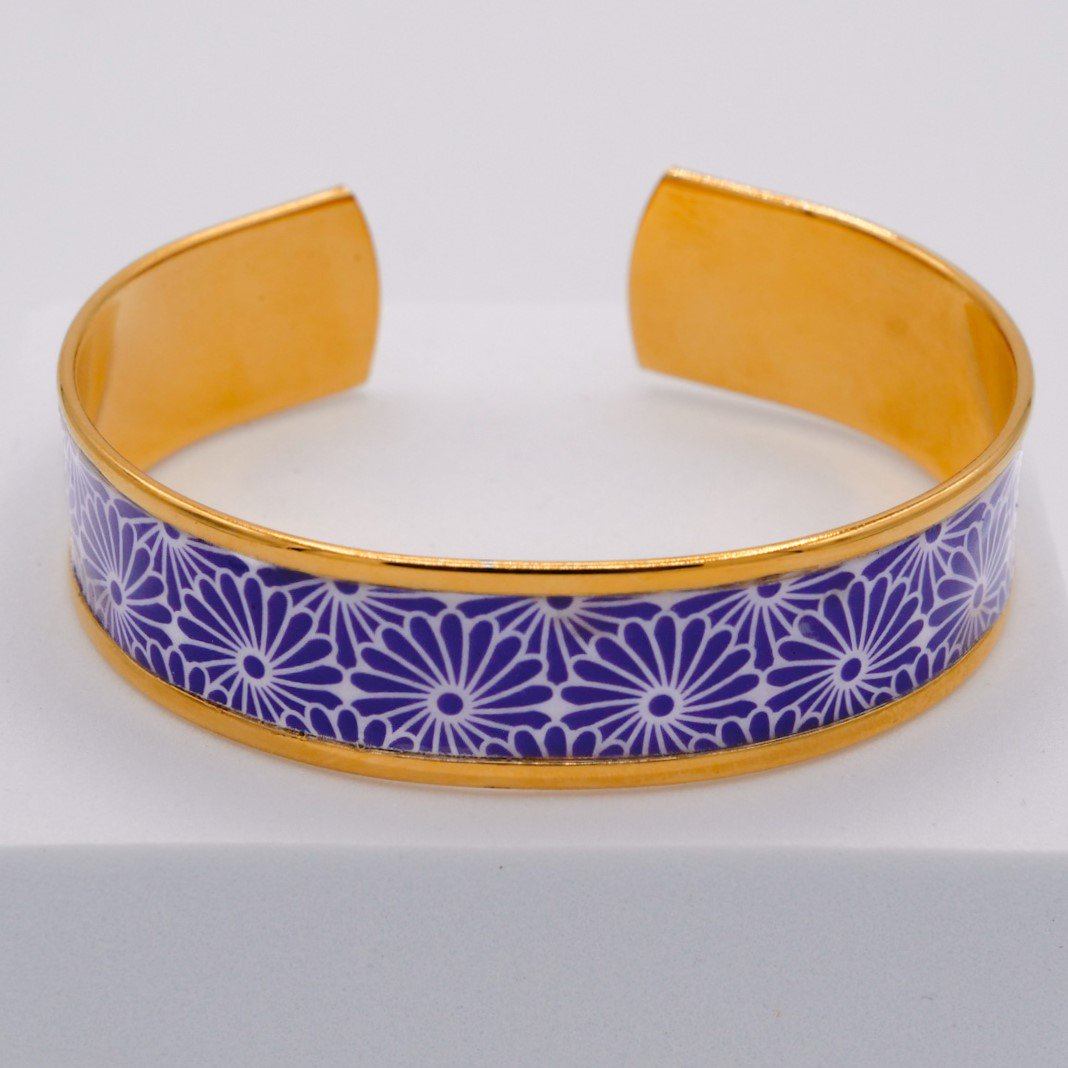 Maxi bangle con motivo giapponese Taiyō