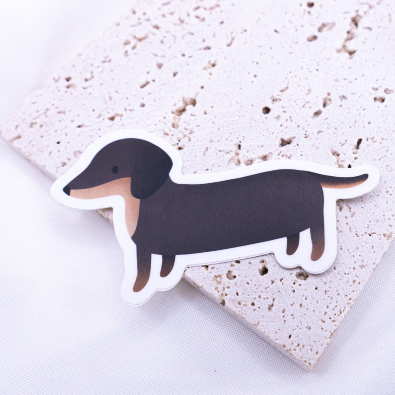 Sticker Dachshund Dog Vinyl Dog Breed - Sticker Dachshund Sticker
