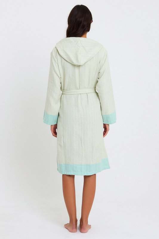 Tuval Bathrobe - Mint Green