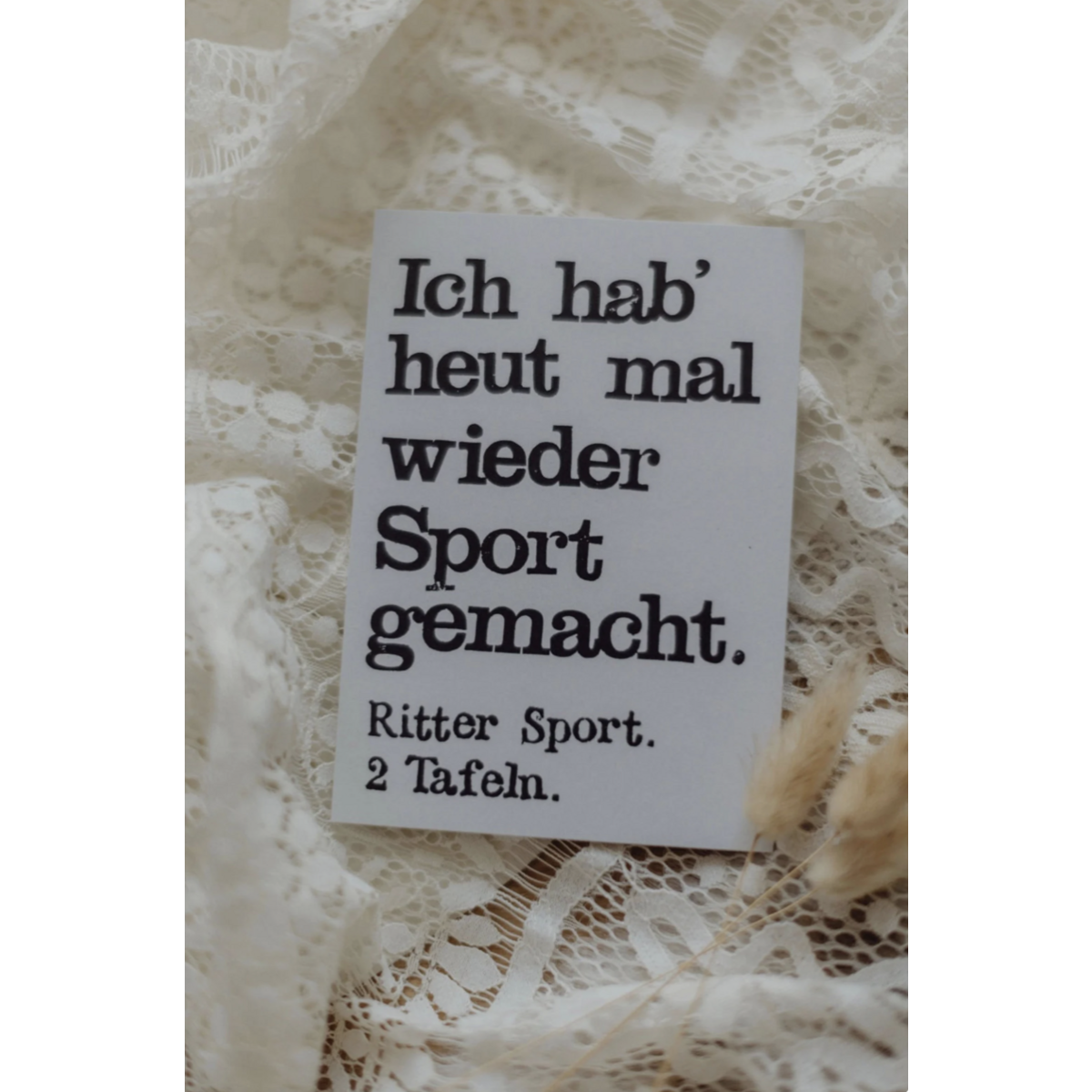 Stemplet postkort "Sport gemacht"