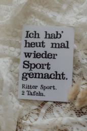 Stemplet postkort "Sport gemacht"