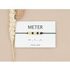 Morse code armband meter (zilver,rosé goud,goud)