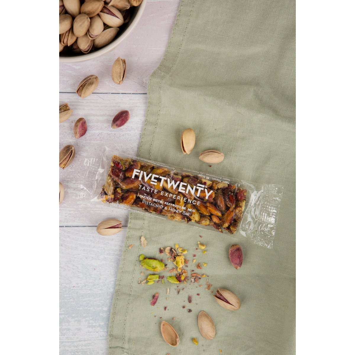 Energiereep met pistachenoten en honing 30gr.