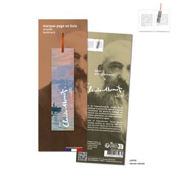 Assortment series n°1 of 30 wooden bookmarks, the works of Claude Monet