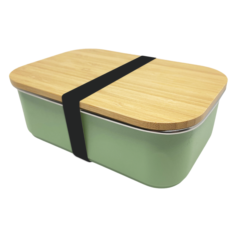 Silicone elastic lunch box (set) -Black