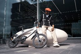 La bicicleta eléctrica Cruzaa Pedal Assist Bluetooth Solarbeam Yellow