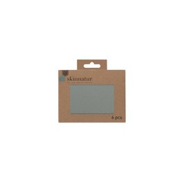 Skinnatur-Untersetzer | recyceltes Leder | Ziegel 13x10cm | 6er-Set