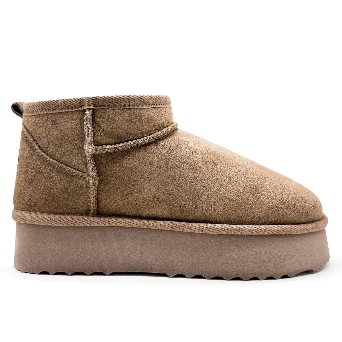 thies 1856 ® Platform Shorty Boots elephant grey