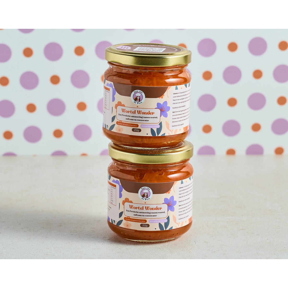 Wortel Wonder Duo - 2 potten Perzische spread met saffraan en rozenwater