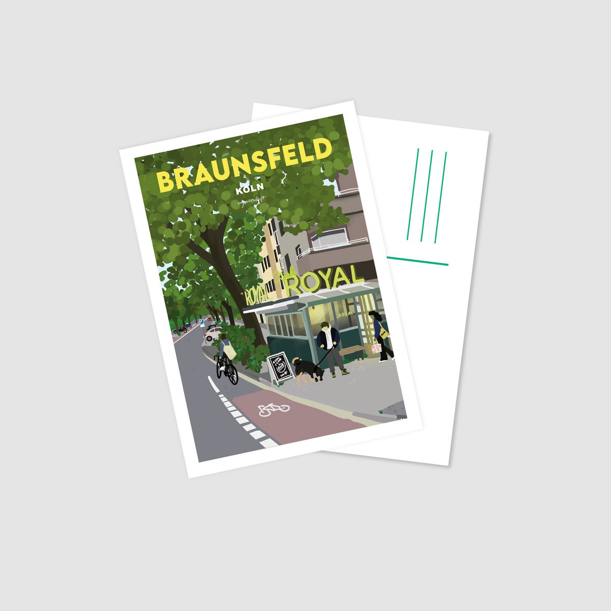 Postcard Braunsfeld Cologne