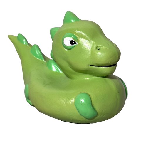 Badspeelgoed dinosaurus van natuurlijk rubber