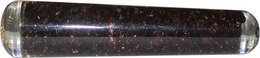 Orgone Smooth Massager Garnet with Flower of Life