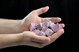 Marshmallow viola fatti a mano (sacchetto da 50g)