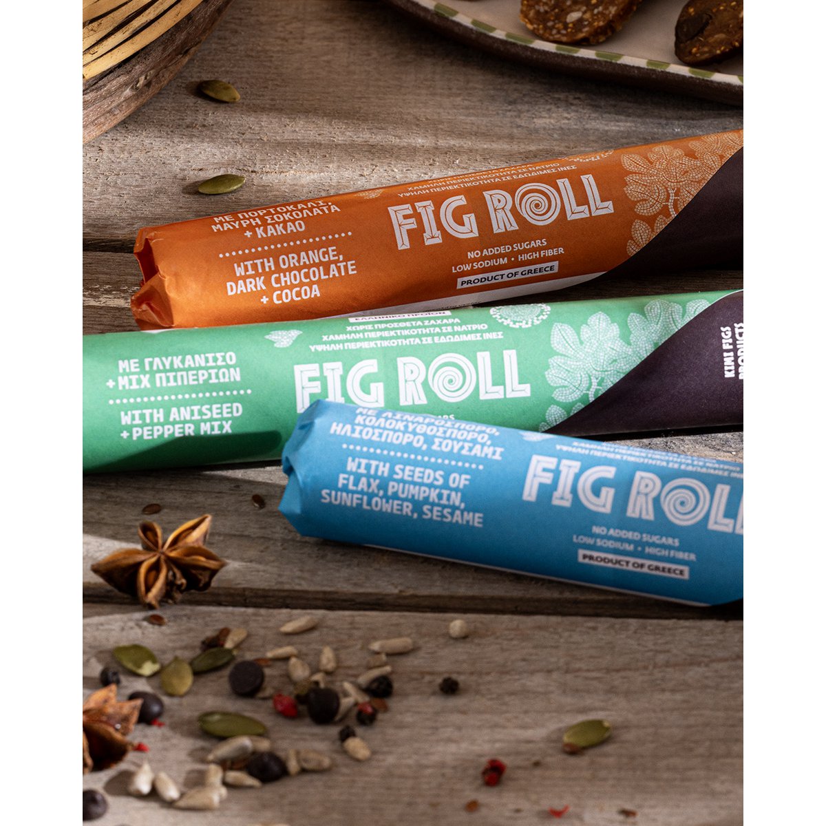 KUMILIO Premium Fig Rolls 135g
