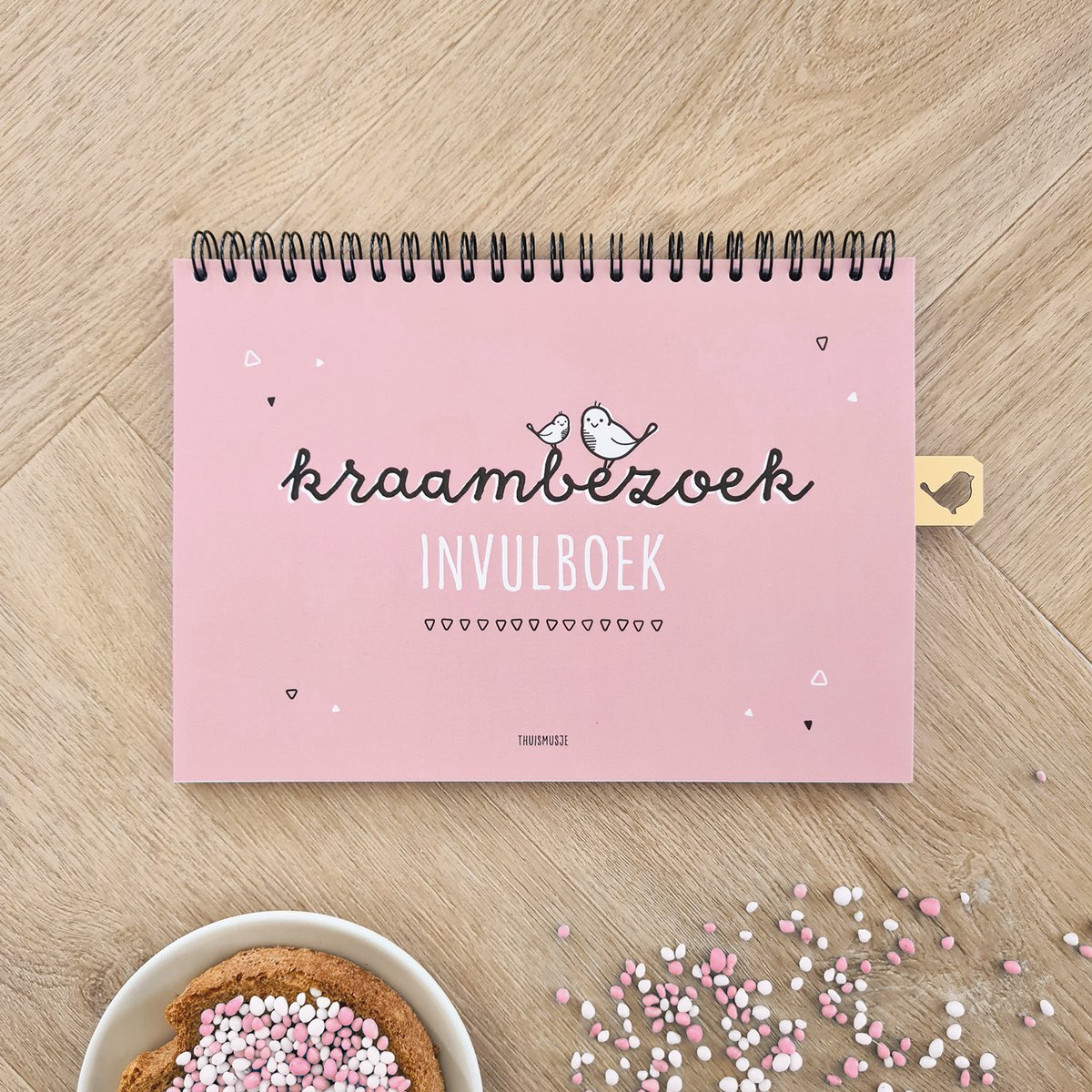 Maternity visit fill-in book A5 | pink