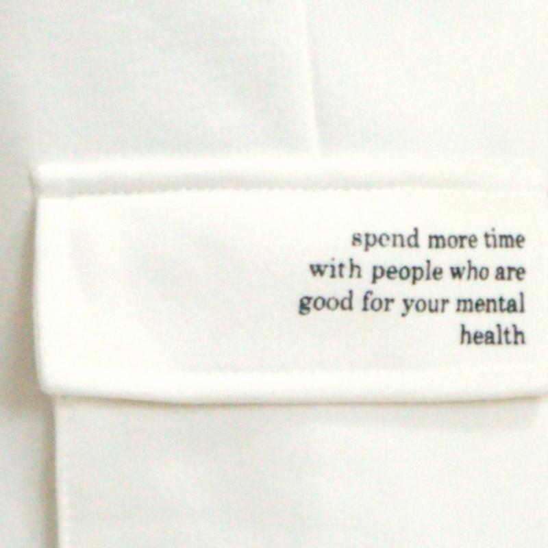 Jogger "MENTAL HEALTH" - Weiss