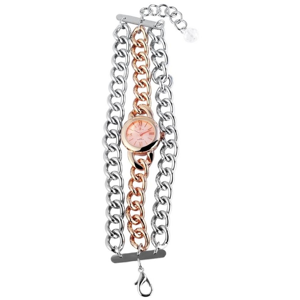 Timento women's watch with metal chain bracelet
