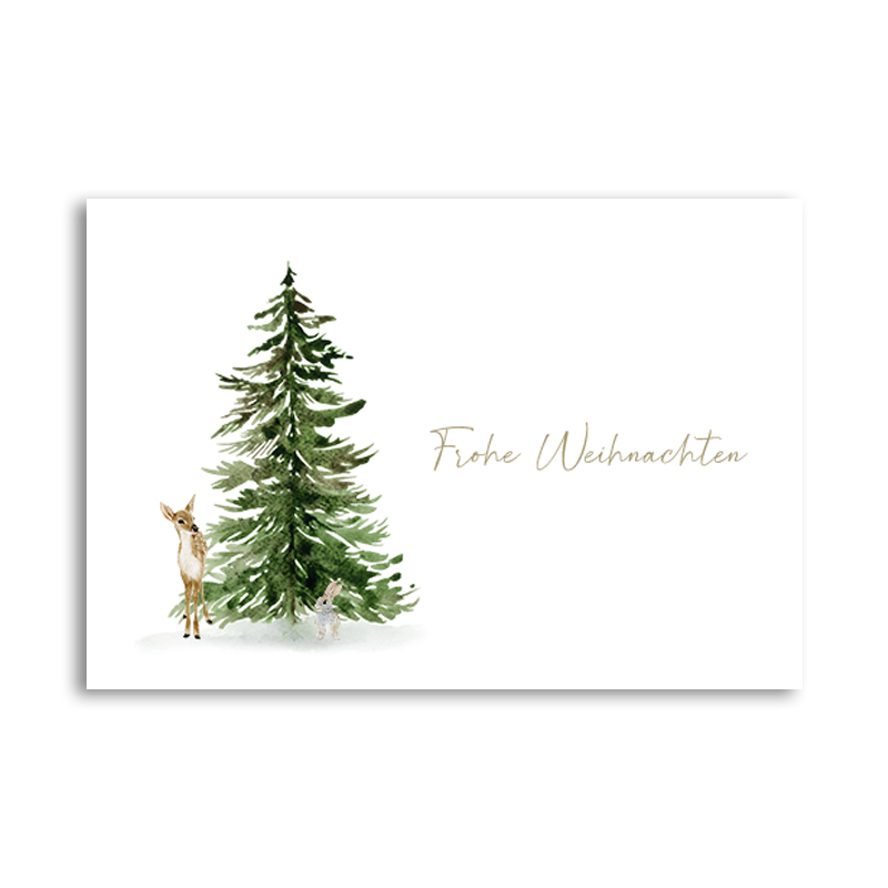 Postkarte "Frohe Weihnachten"