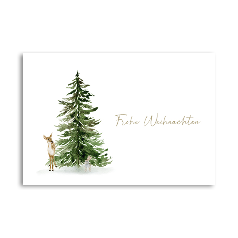 Postkarte "Frohe Weihnachten"