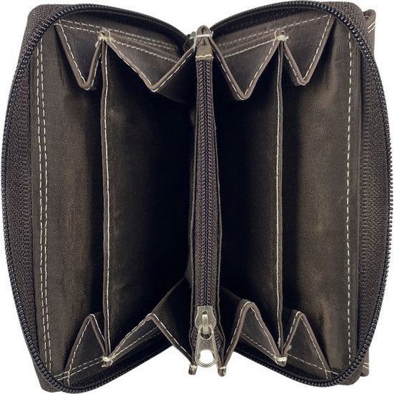 Arrigo Ladies Wallet - Brown Real Leather