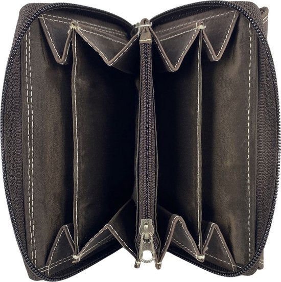 Arrigo Ladies Wallet - Brown Real Leather