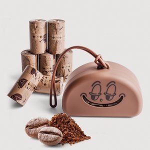 Scented dog poop bag set