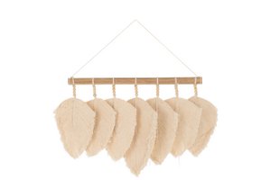 J -Line Pendant Feathers 7 - Cotton - Naturel