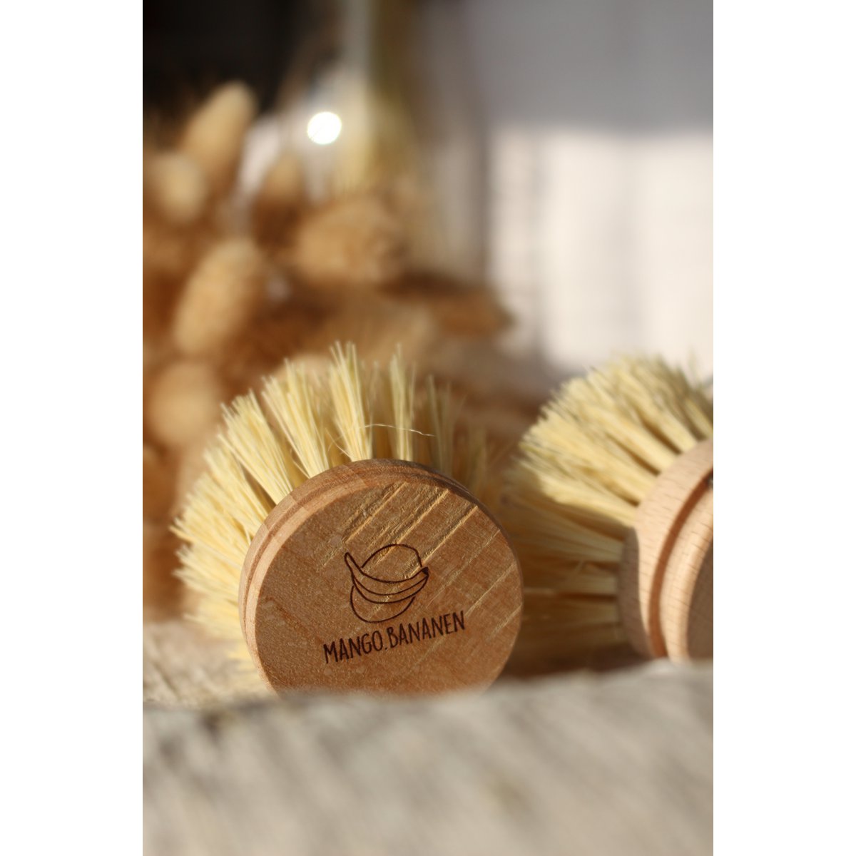 Replacement head for dish brush