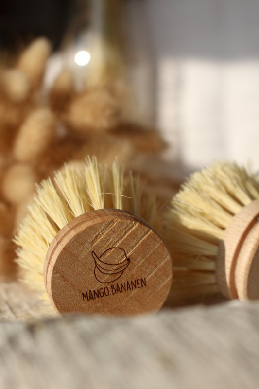 Replacement head for dish brush