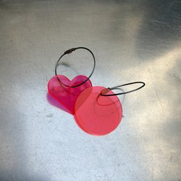 Fluorescerende plexi nøglering pakke (12 stk.)